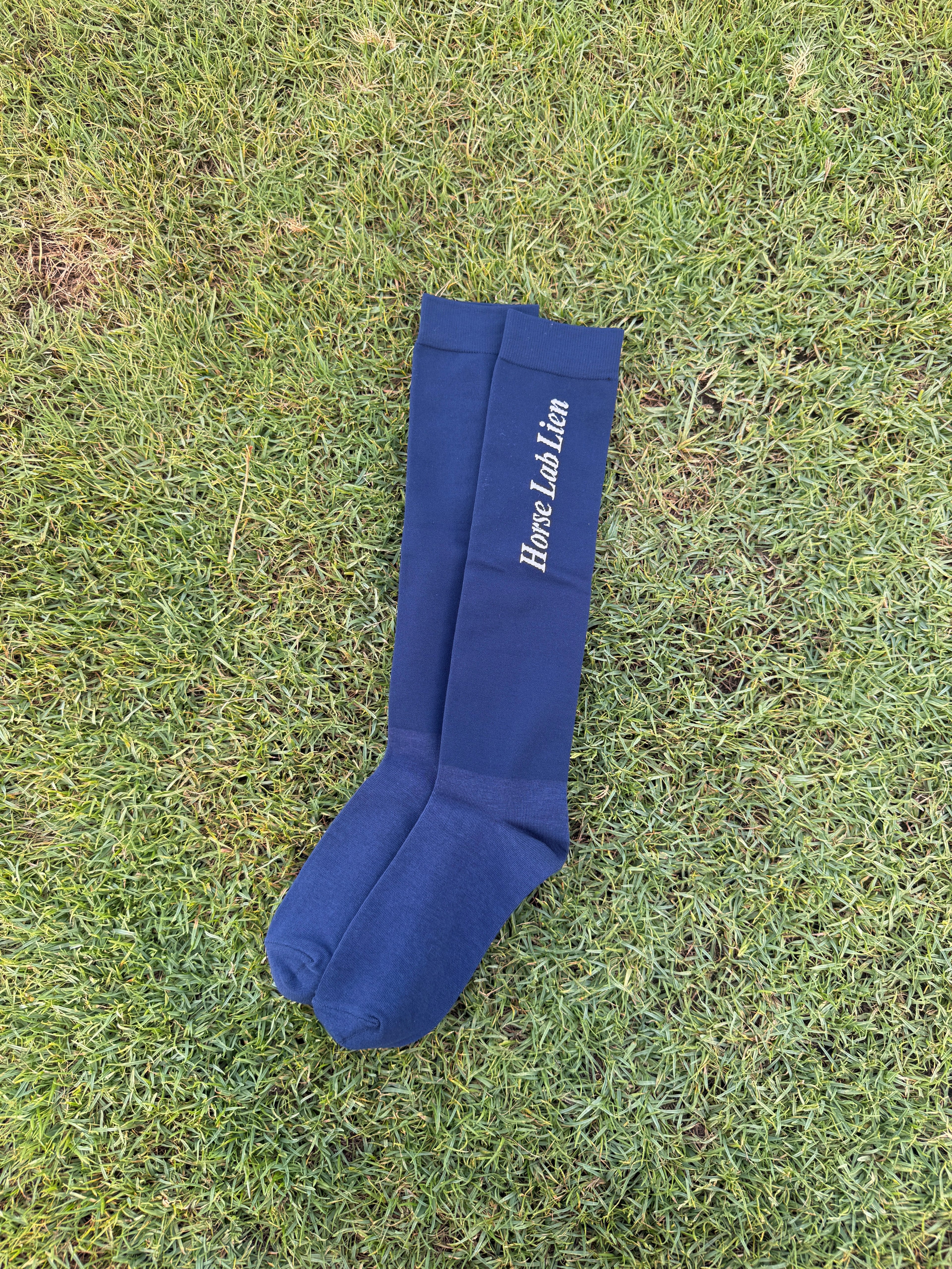 【予約販売】鉄蹄ソックス穴知らん【ハイソックス/乗馬用】